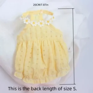 Daisy Sleeveless Dog Sundress Set