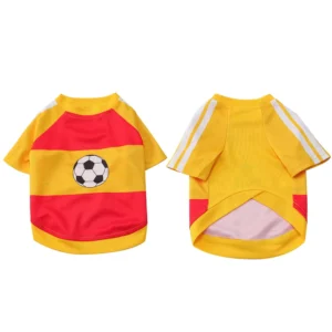 Breathable Dog Soccer Jersey for Summer Wear