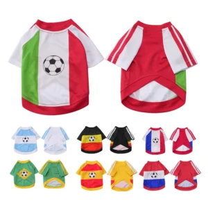 Breathable Dog Soccer Jersey for Summer Wear
